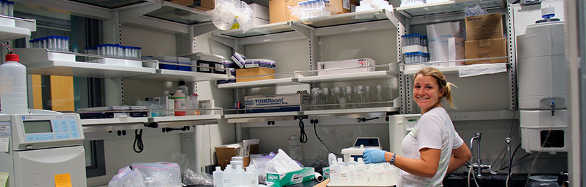 The aqueous geochemistry lab