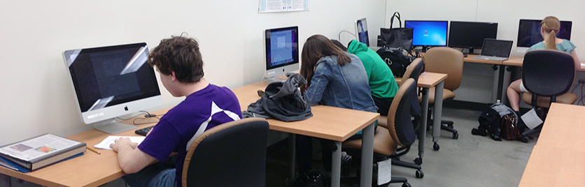 The computer lab